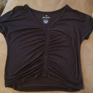 Boob accenting AE top!